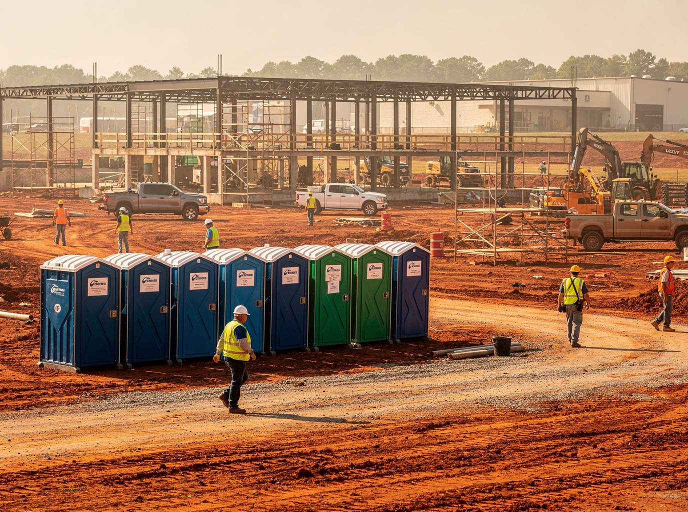 Portable Toilet Rental for Construction Sites in Huntsville, AL